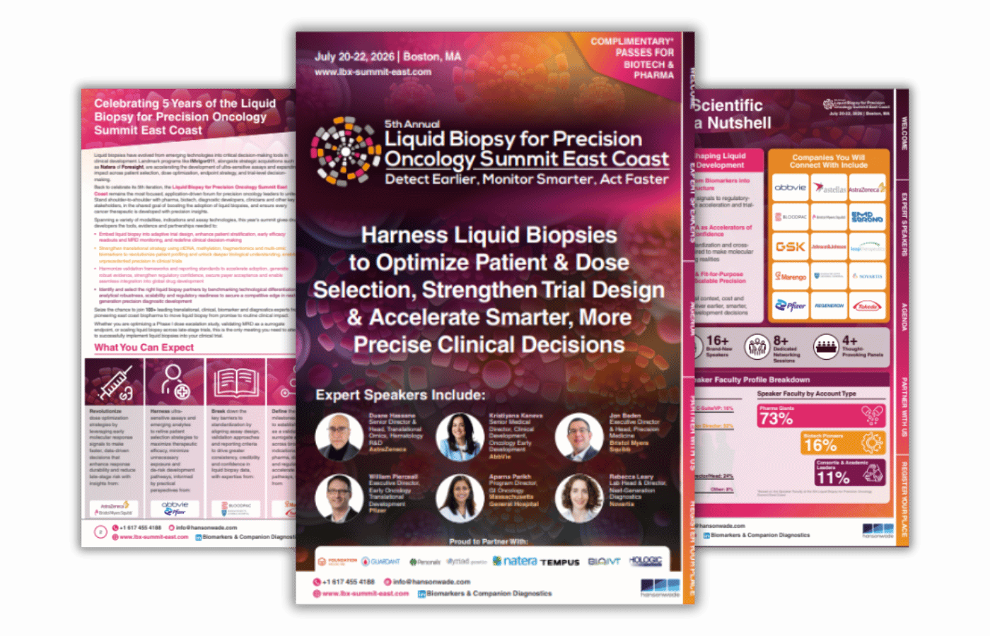 5th Liquid Biopsy for Precision Oncology East Coast Brochure Cover Image